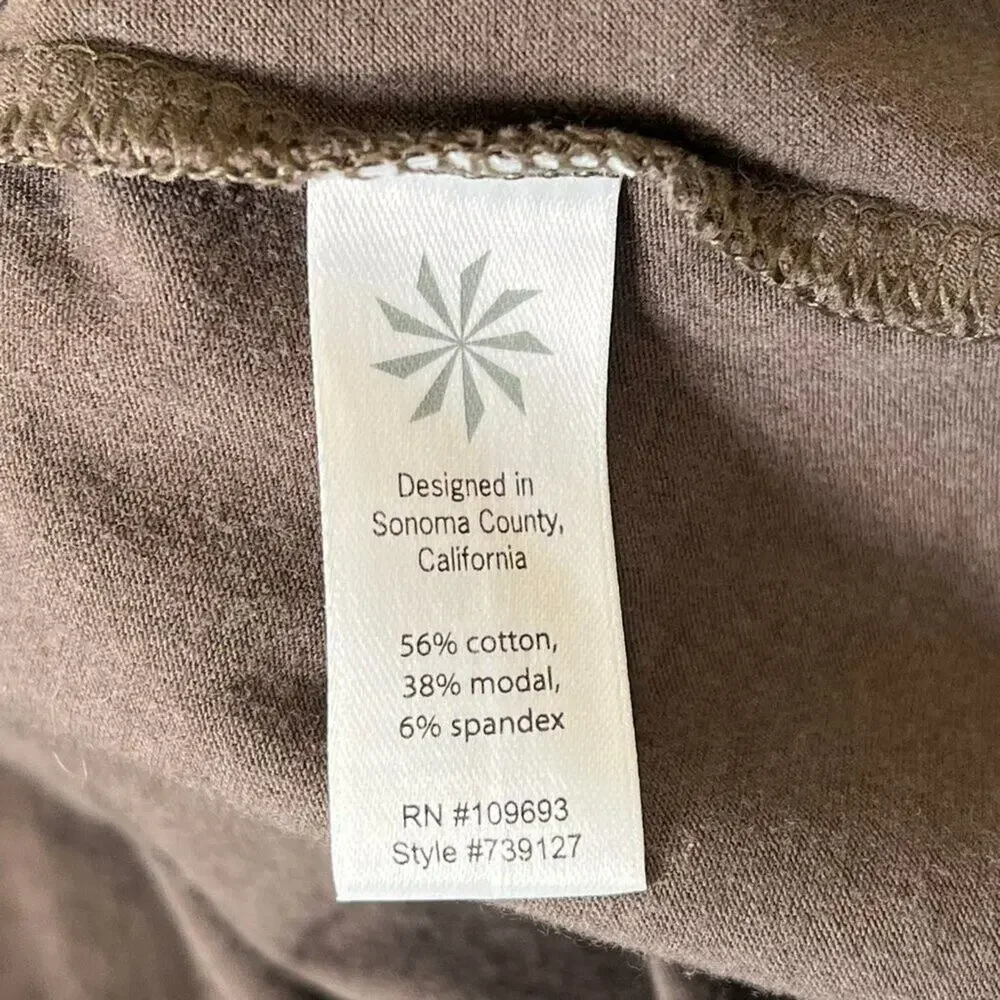 Athleta Brown Sleeveless Wrap-Style Mini Dress - Picture 10 of 10